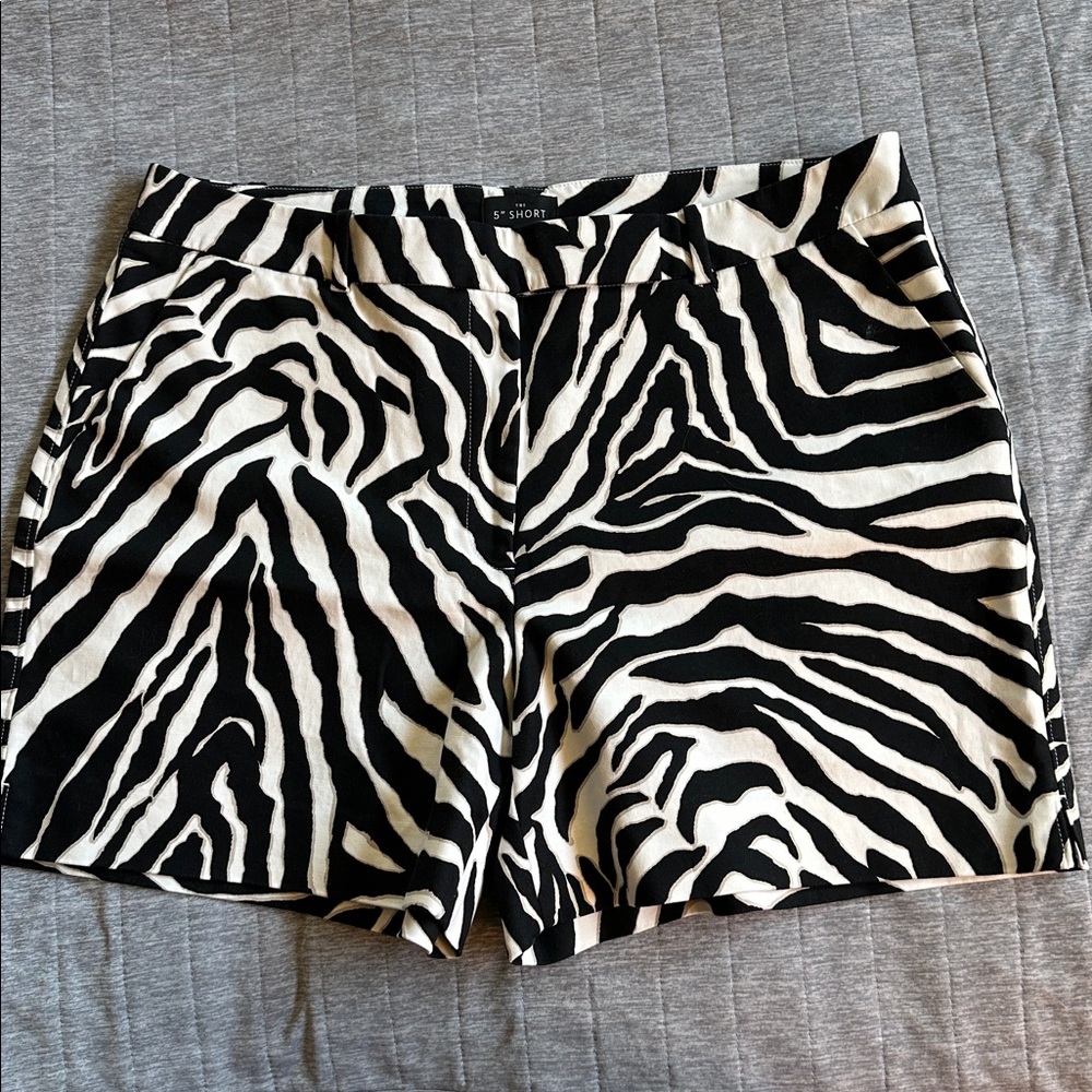 Zebra Print Shorts by White House Black Market
